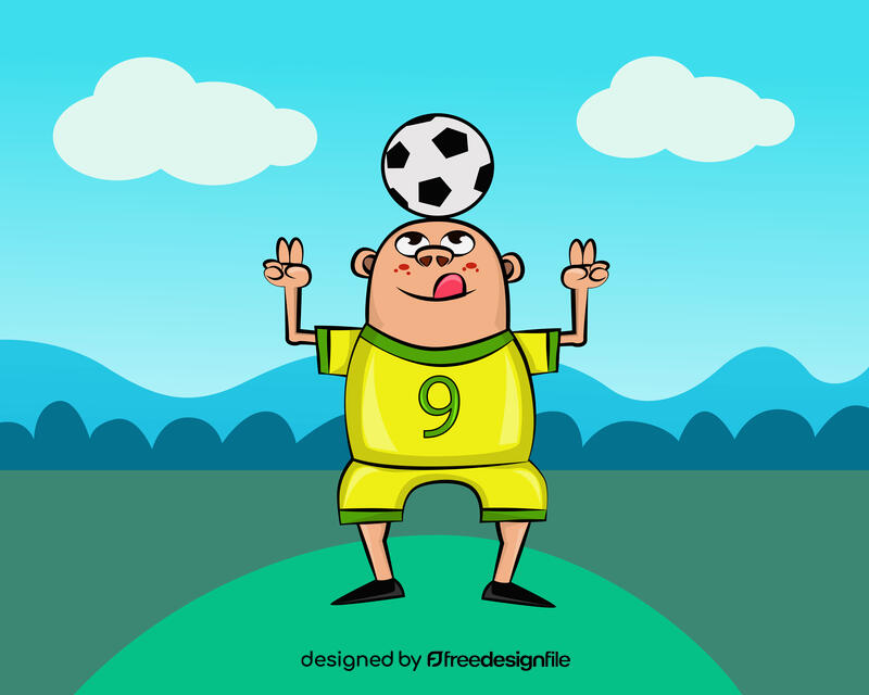 Soccer Player vector