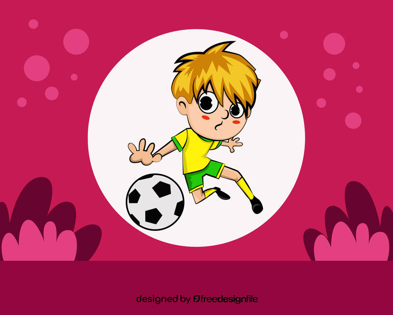 Soccer Player vector