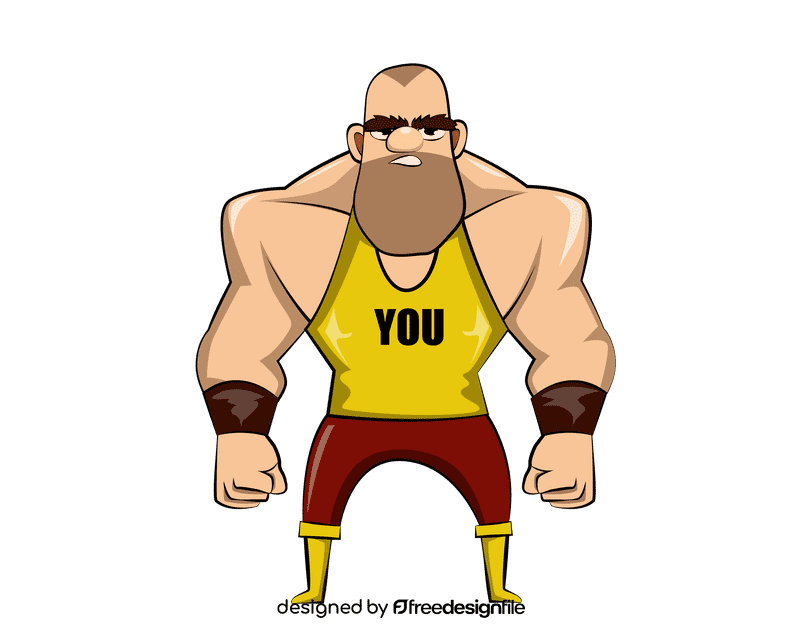 Wrestler clipart