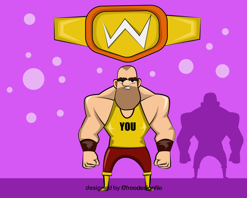 Wrestler vector