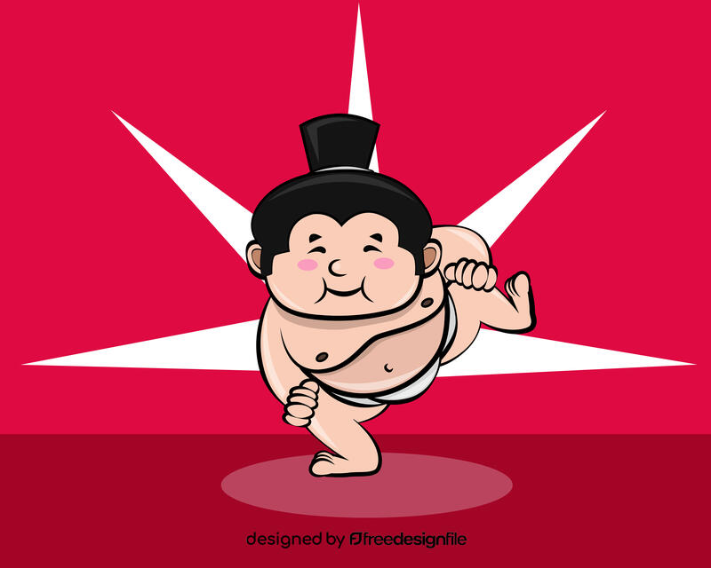 Funny Sumo vector