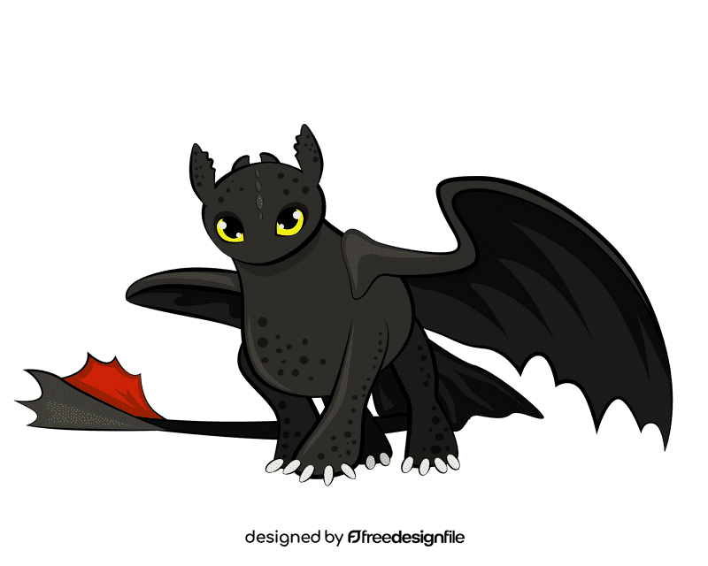 Funny Toothless clipart