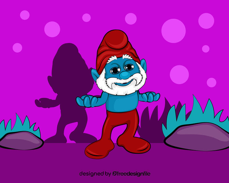 Papa Smurf vector