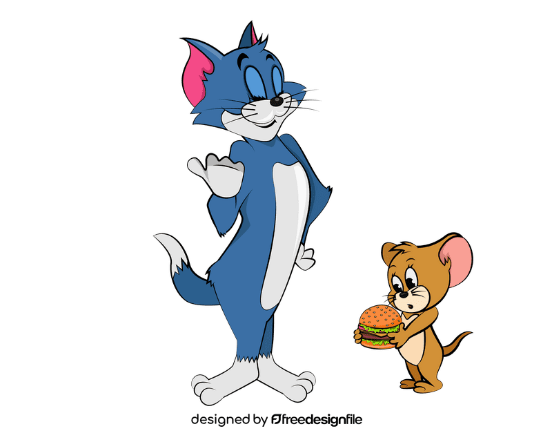 Funny Tom and Jerry clipart