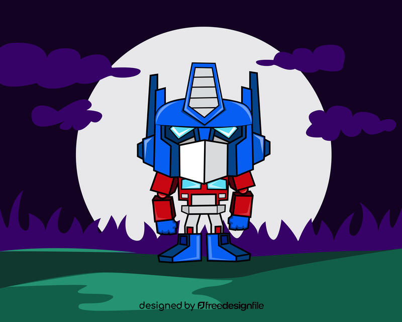 Optimus Prime Transformers vector