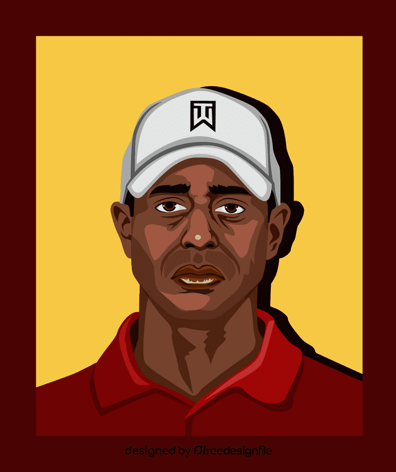 Tiger Woods clipart