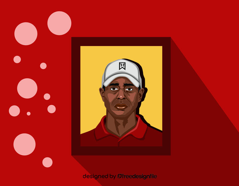 Tiger Woods vector