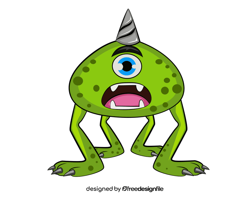 Funny Monster clipart