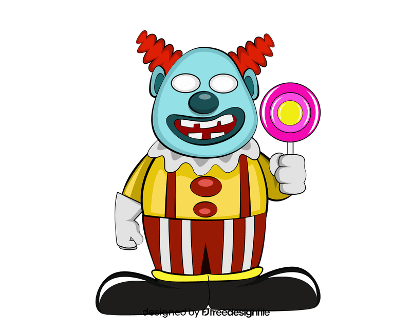 Evil Clown clipart