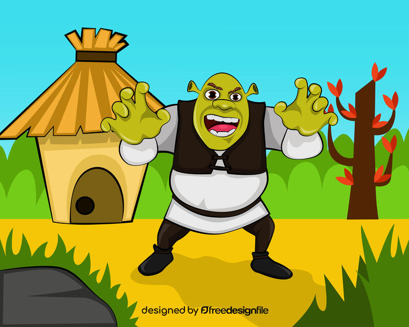 Shrek vector