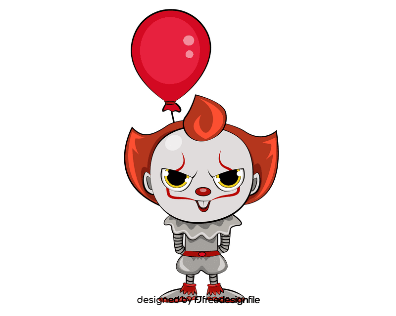 Cute Pennywise clipart