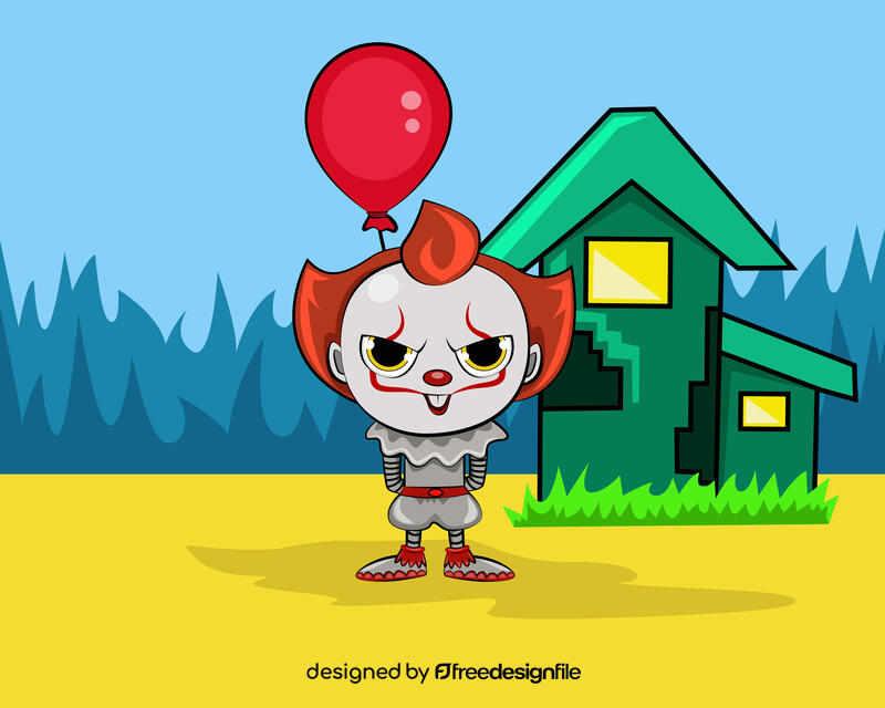 Cute Pennywise vector