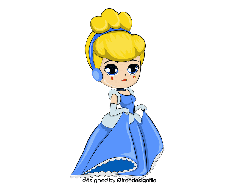 Cute Cinderella clipart