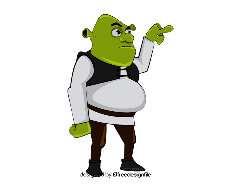 Shrek Funny clipart