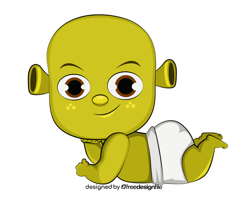 Cute Shrek clipart