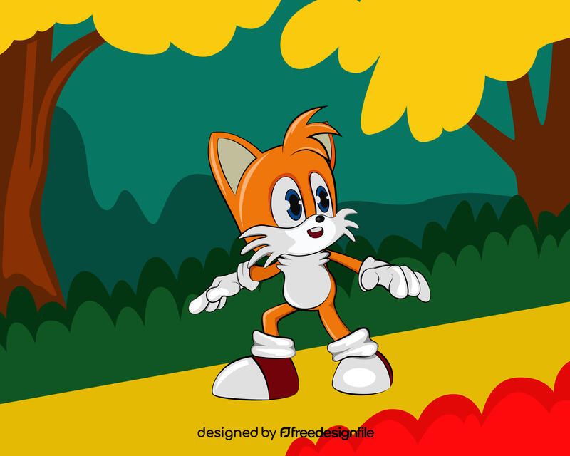 Cute Sonic vector