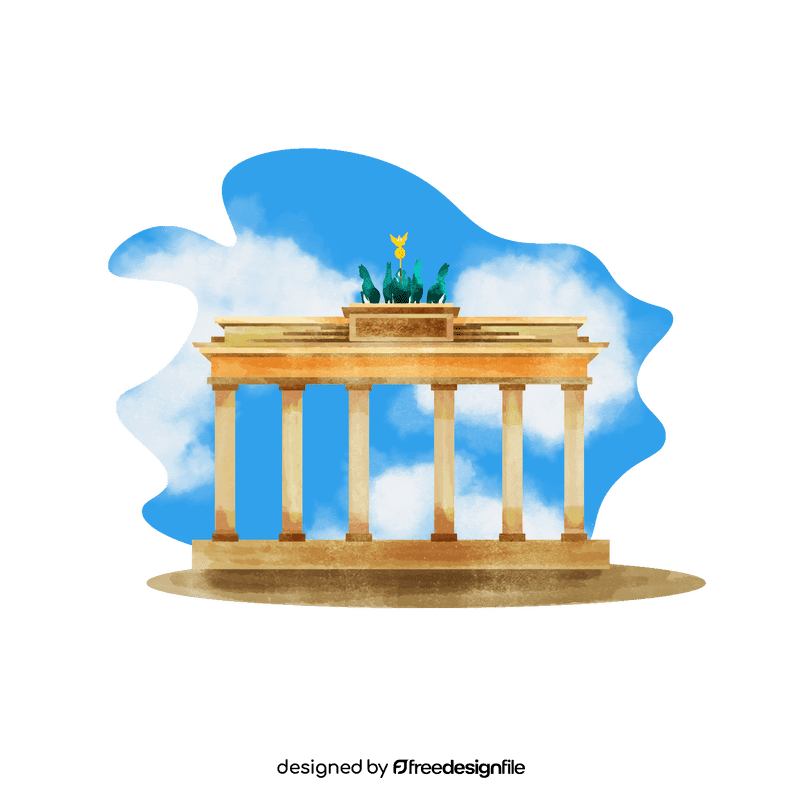 Brandenburg gate vector