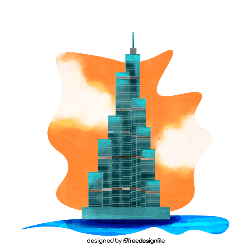 Burj khalifa vector