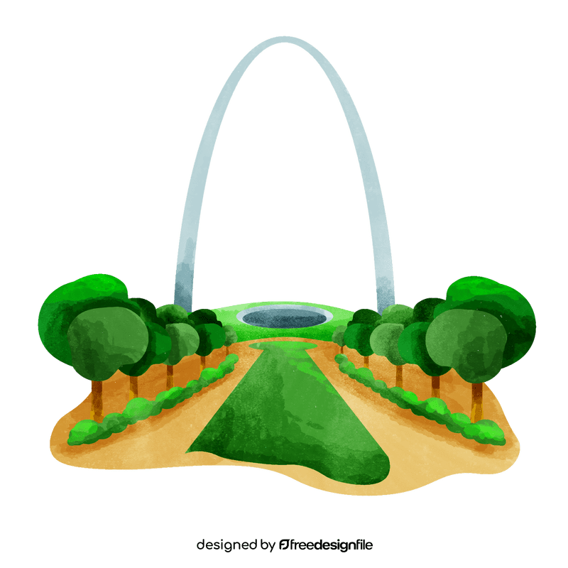 Gateway arch clipart