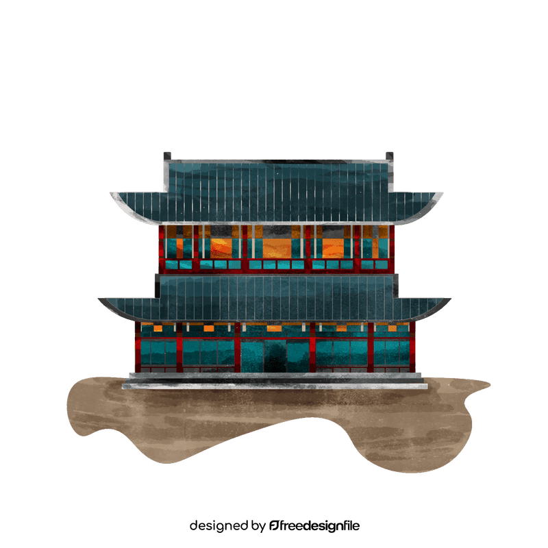 Gyeongbokgung palace clipart