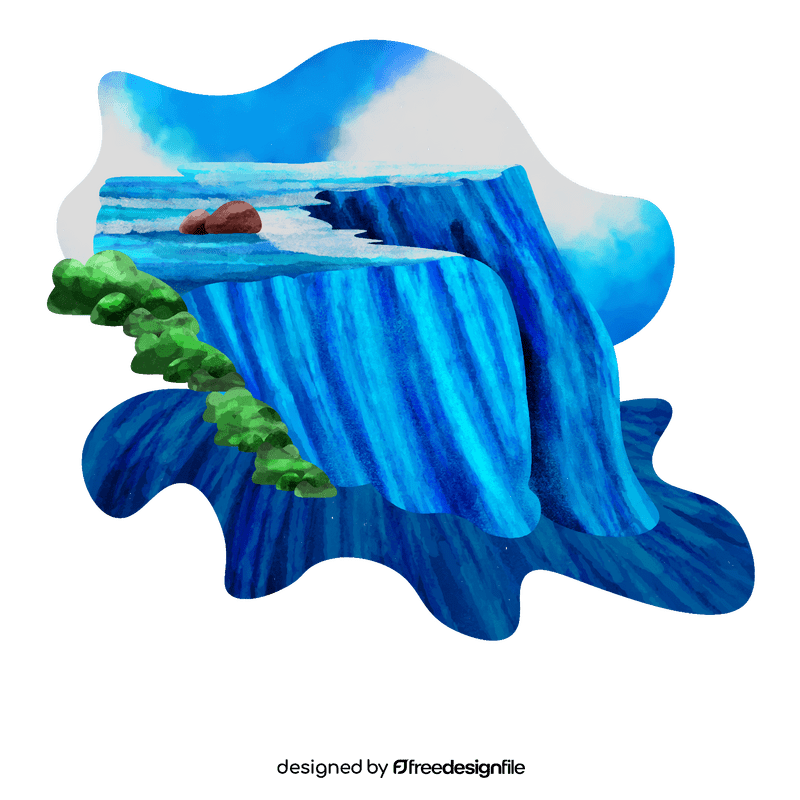 Niagara falls vector