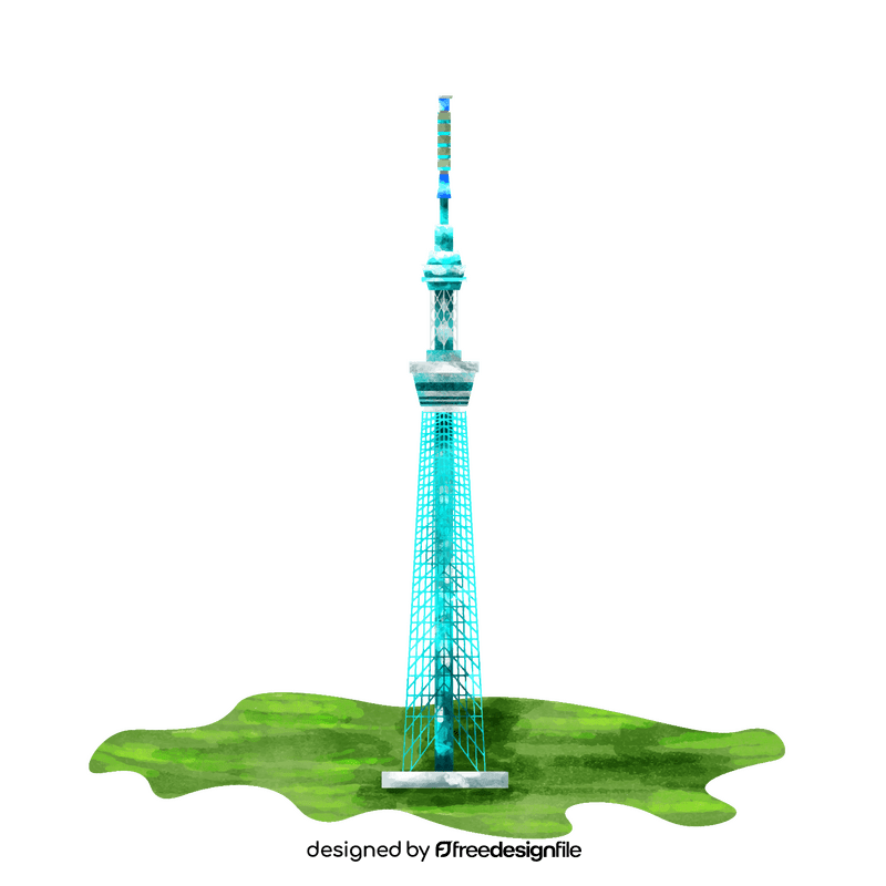 Skytree tokyo clipart