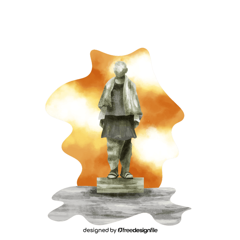 Statue of unity vector