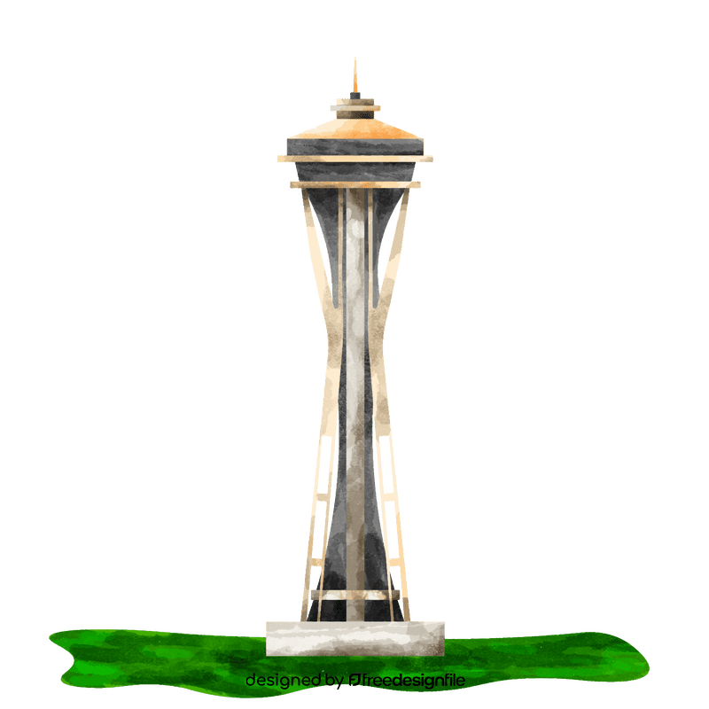 The space needle clipart