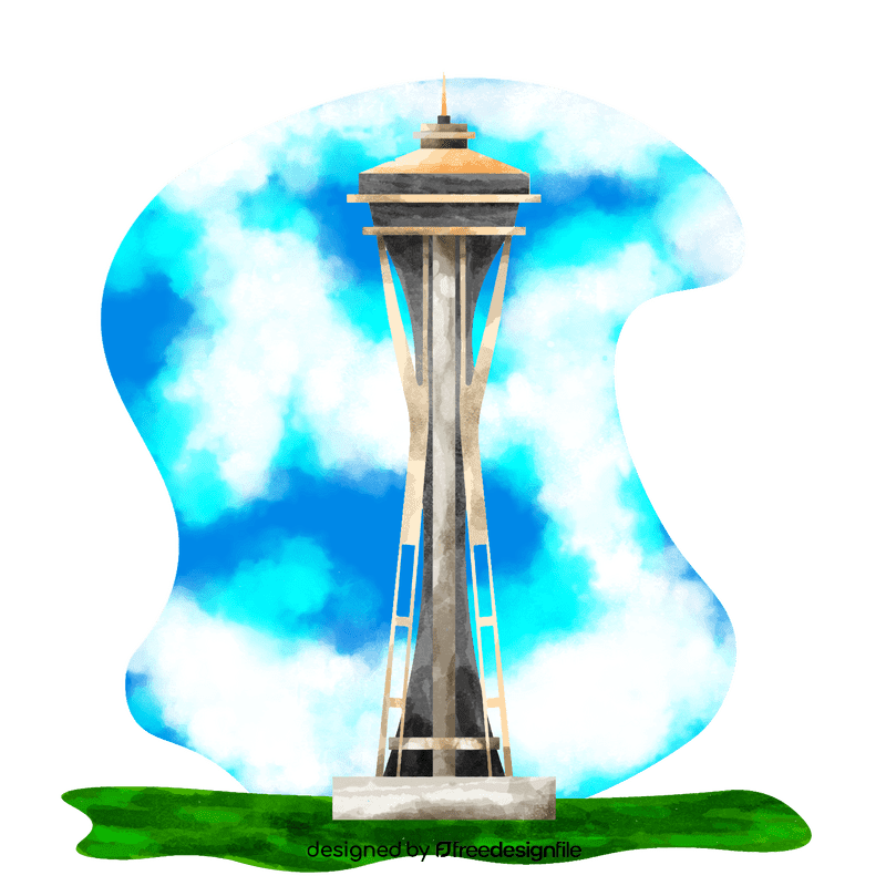 The space needle vector