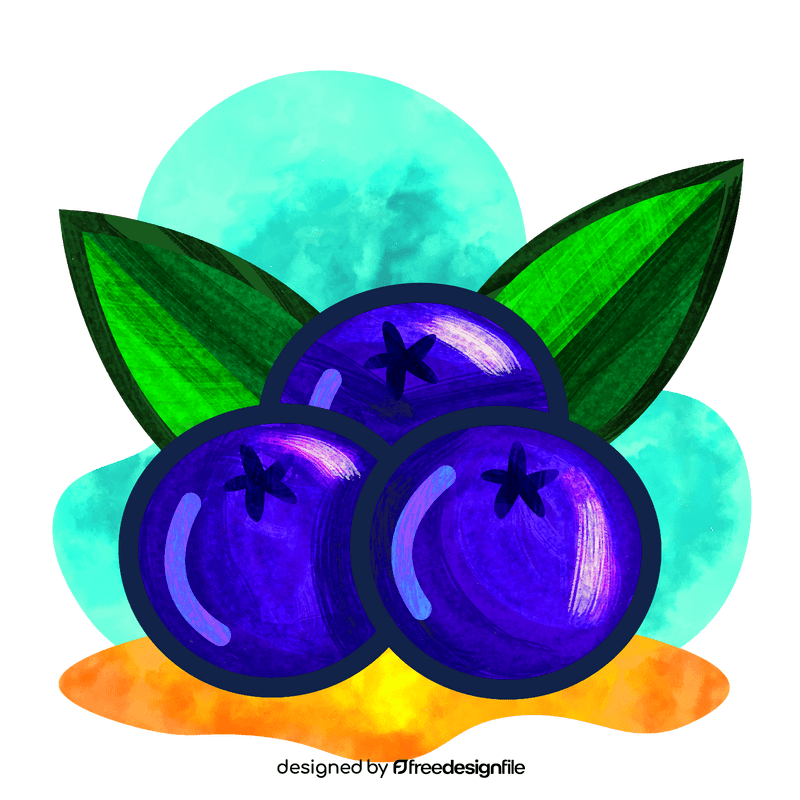 Blueberries vector