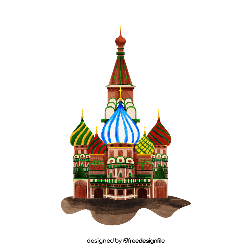 Saint basil cathedral clipart