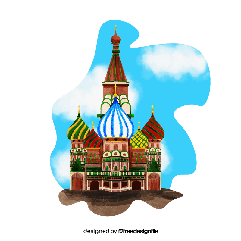 Saint basil cathedral vector