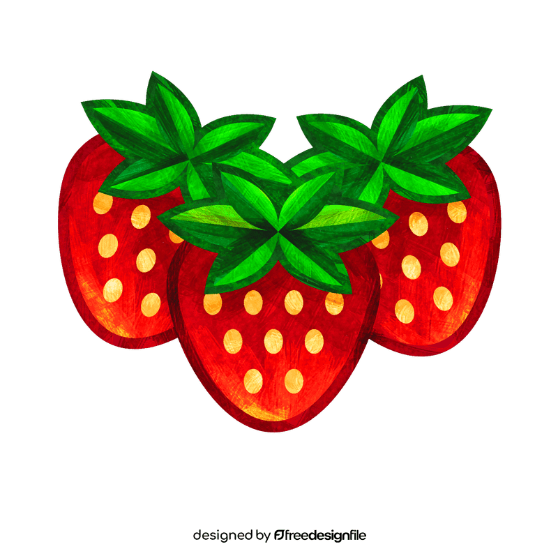 Strawberries clipart