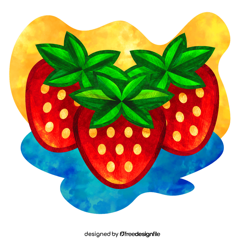 Strawberries vector