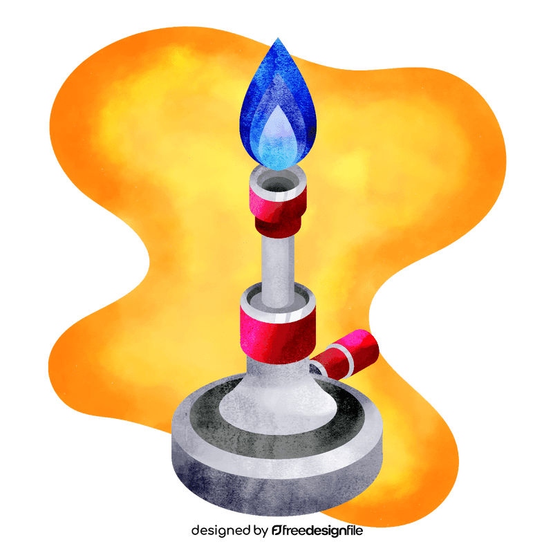 Bunsen burner vector