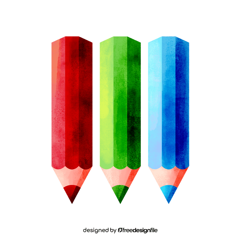 Color pencil clipart