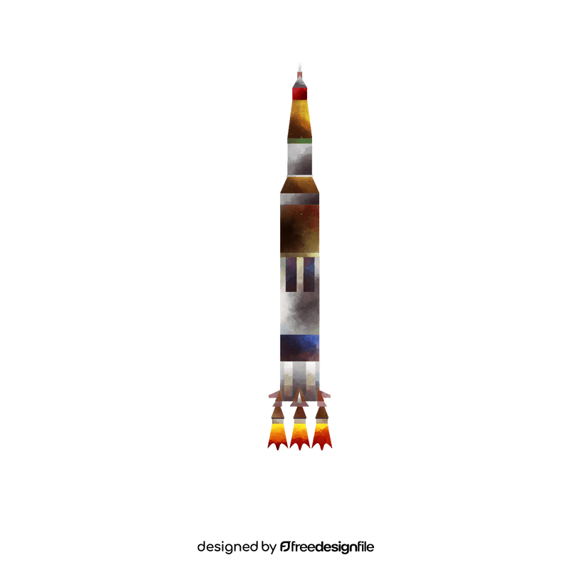 Baseline rocket clipart