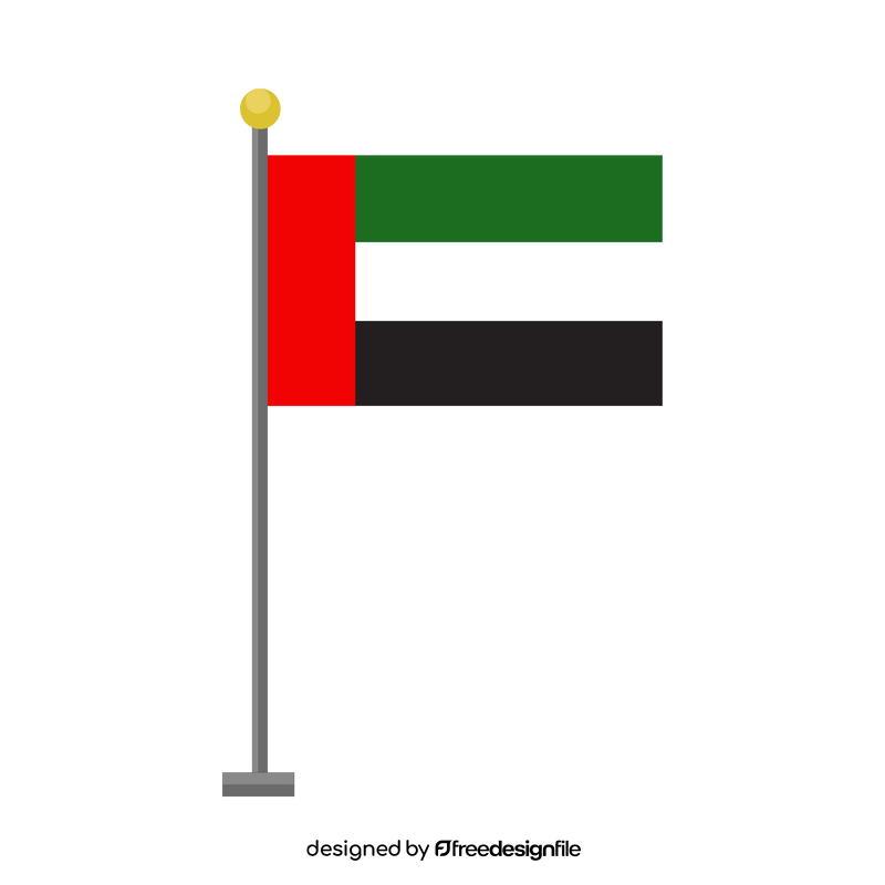 UAE flag clipart