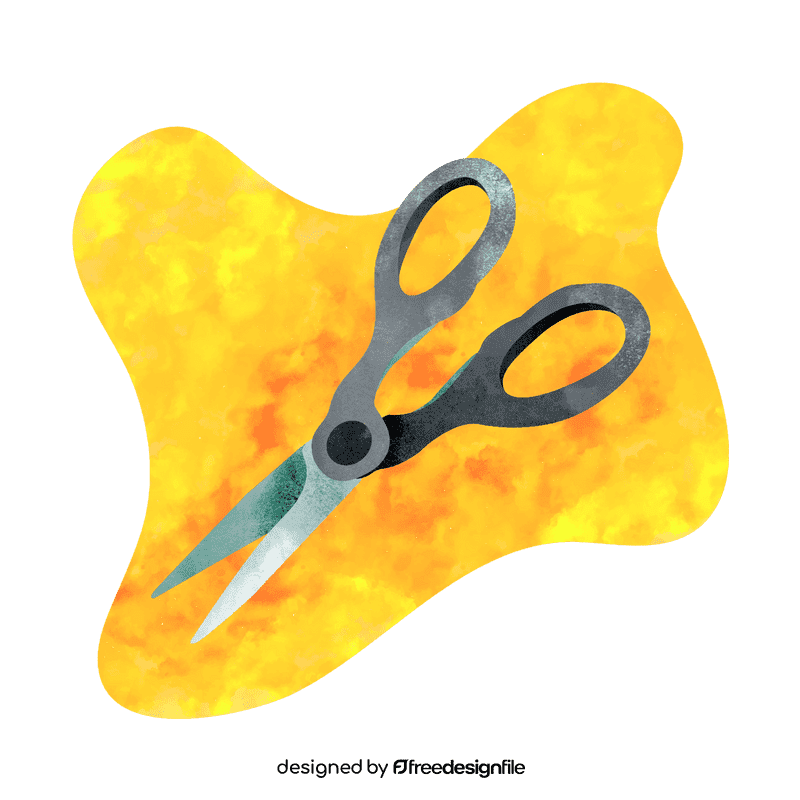 Kitchen scissors vector