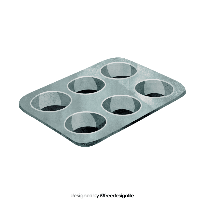 Muffin pan clipart