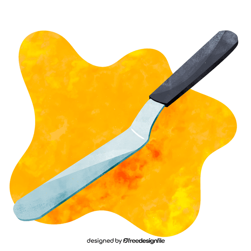 Palette knife vector