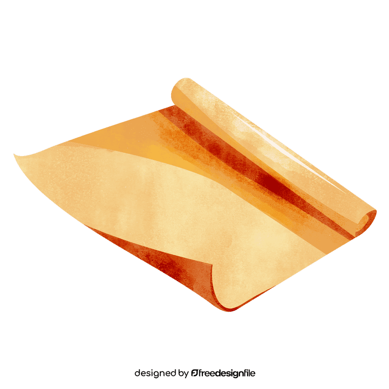 Parchment paper clipart