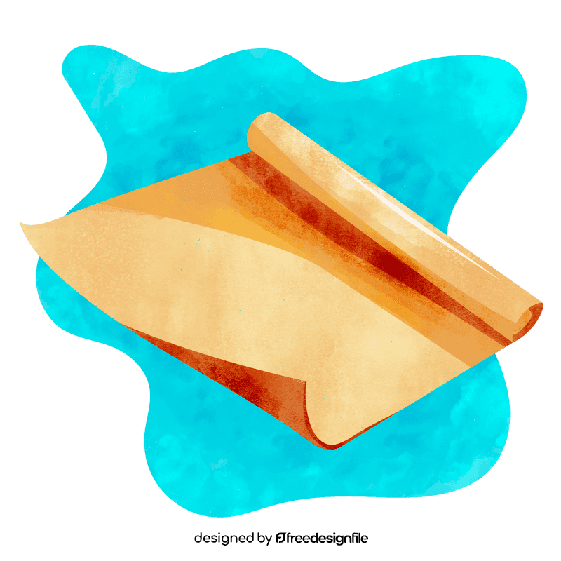 Parchment paper vector