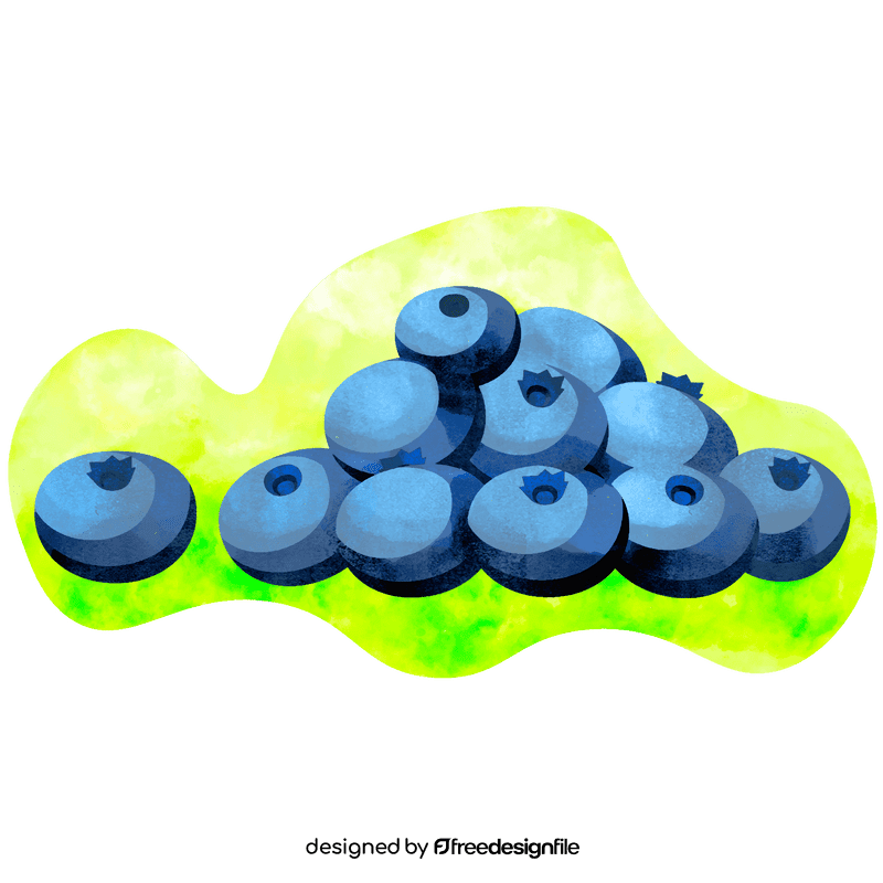 Blueberries vector