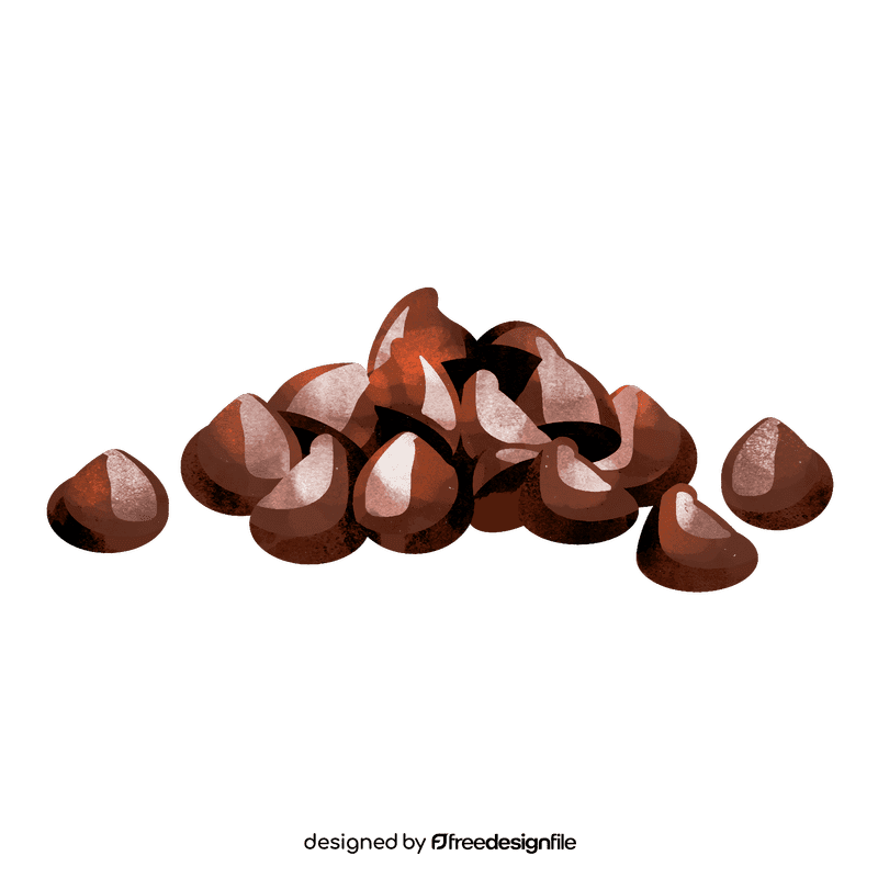 Chocolate chips clipart