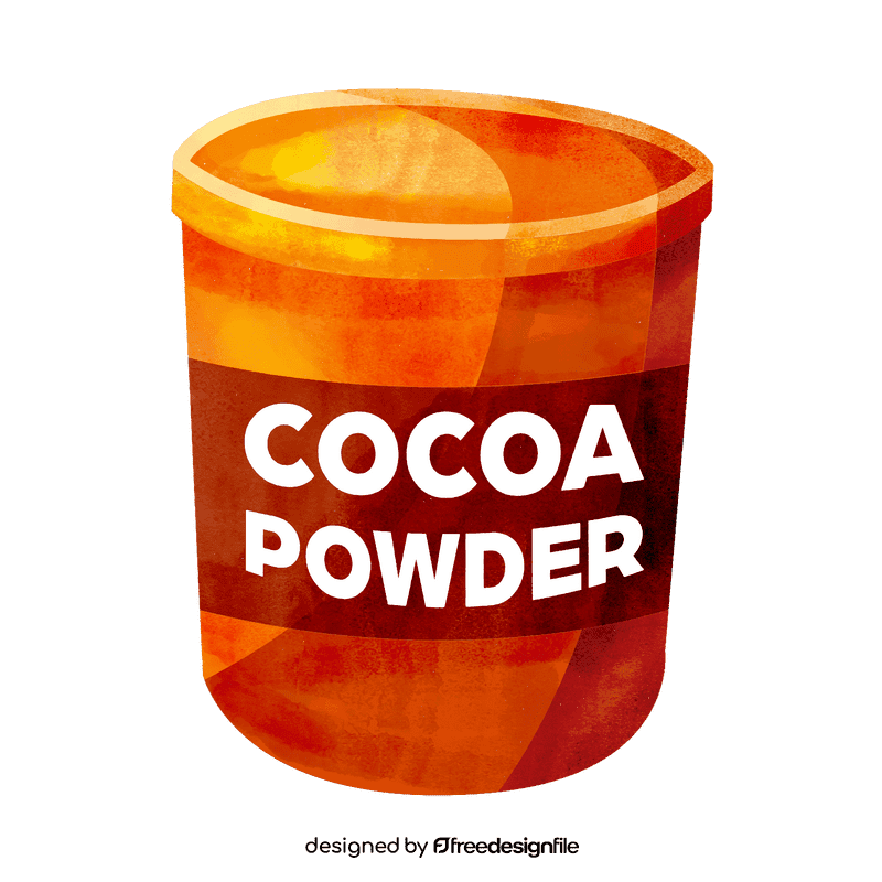 Cocoa powder clipart