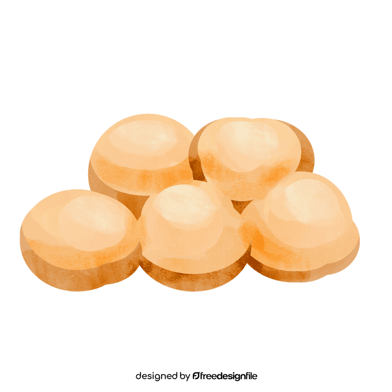 Dough balls clipart