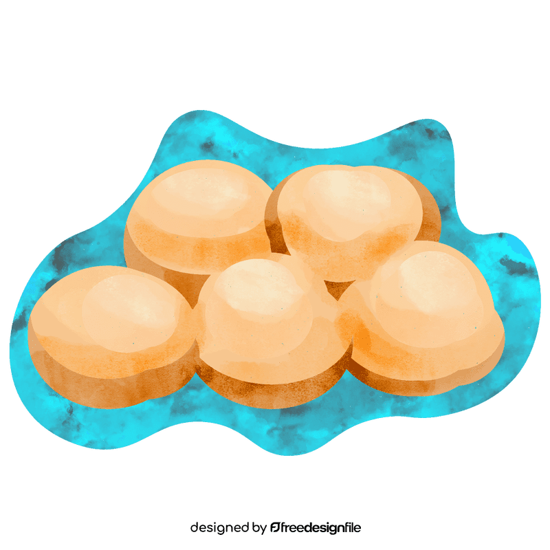 Dough balls vector