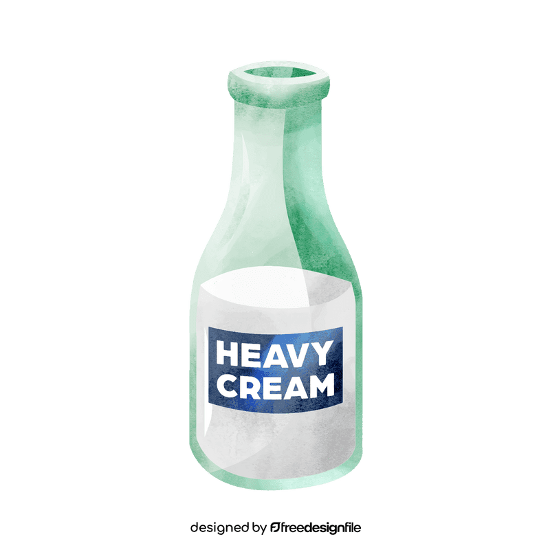 Heavy cream clipart