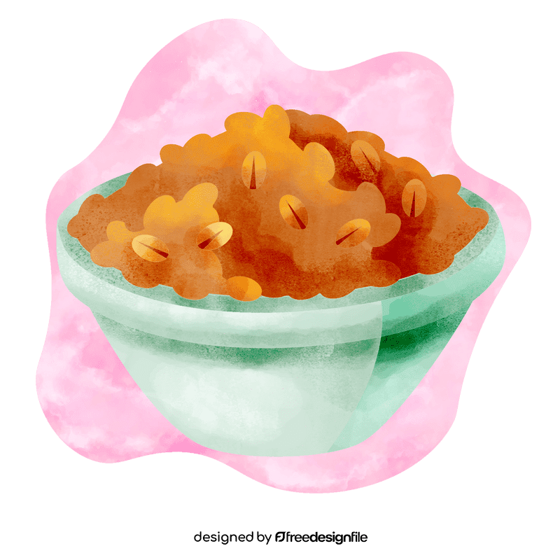 Oatmeal vector